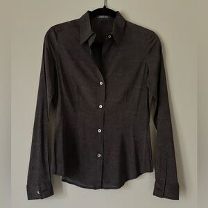 Vintage Silk Button Down Shirt
